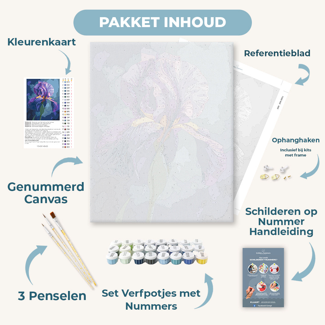 Paarse bloei