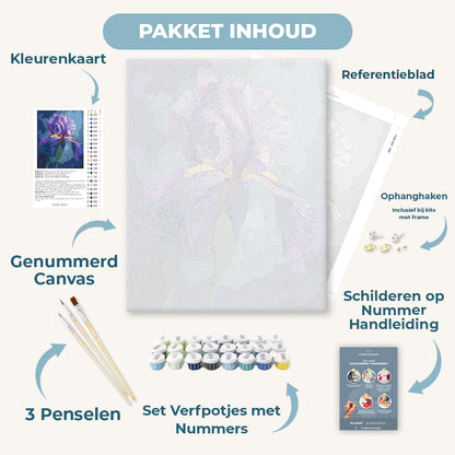 Paarse bloei