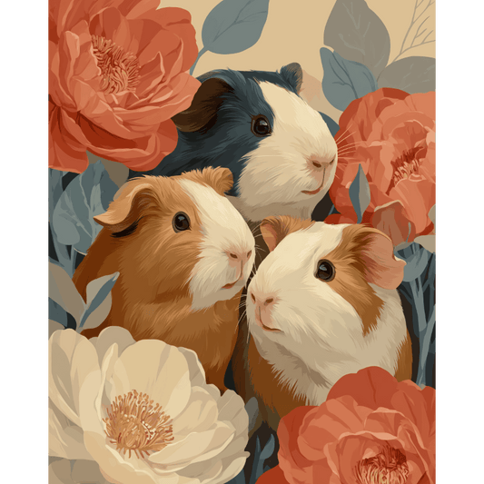 Cavia bloemen