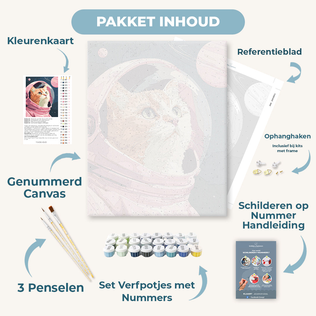 Pluizige astronaut