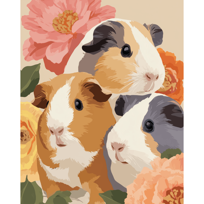 Fluffy trio