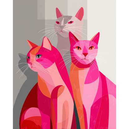 Roze katten