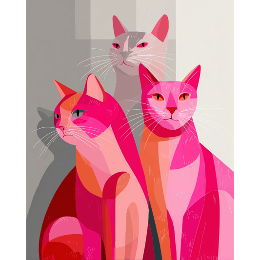 Roze katten