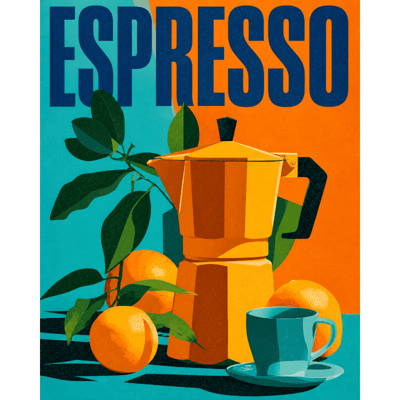 Verfrissende espresso