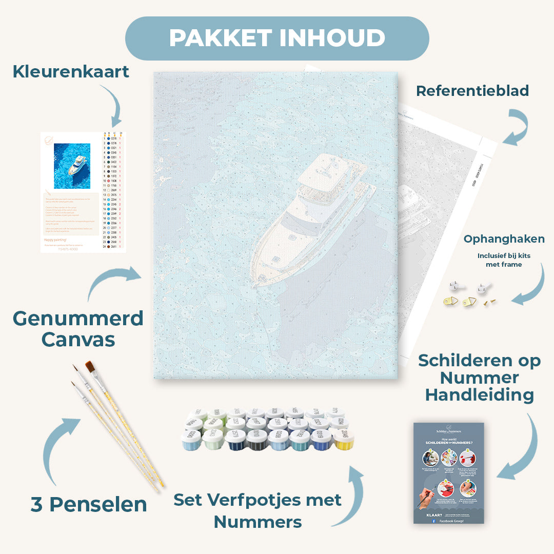 Drijvend in blauw