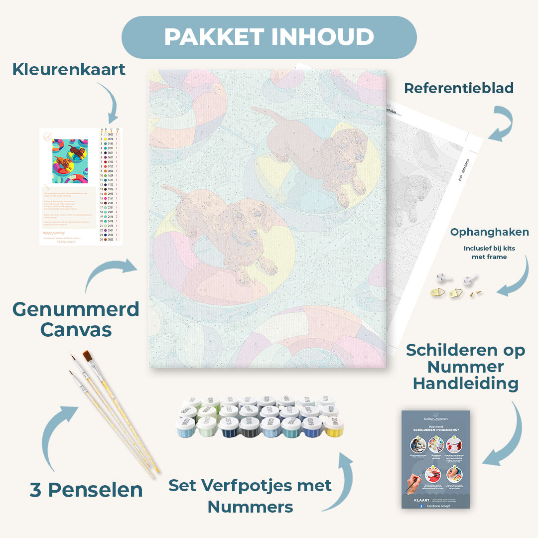 Drijvende teckels