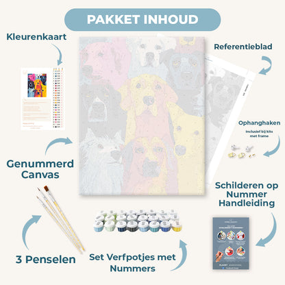 Kleurrijke vrienden
