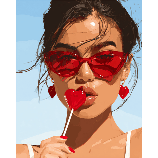 Hartvormige lolly