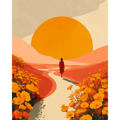 De zon achterna
