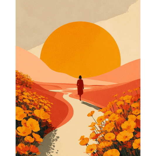 De zon achterna