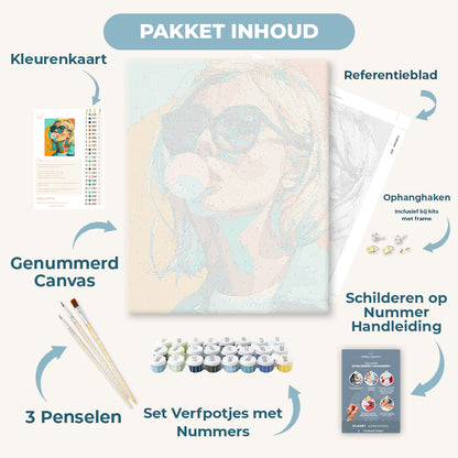 Kauwgom meisje