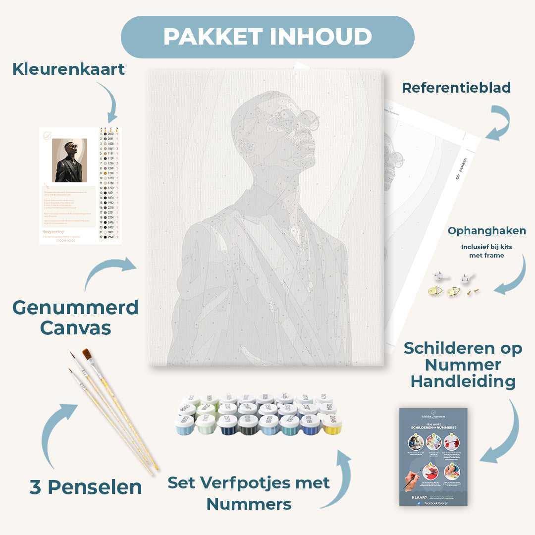 Man in het zwart