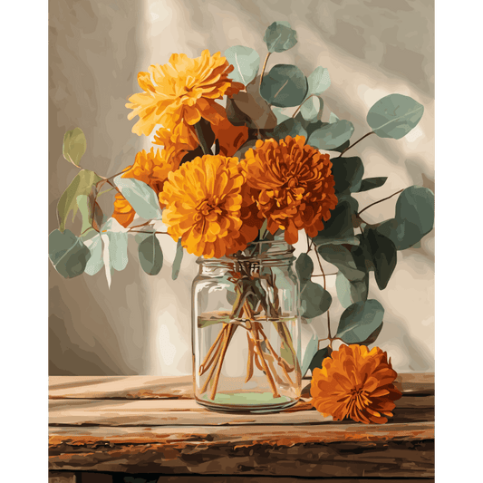 Goudsbloemen boeket