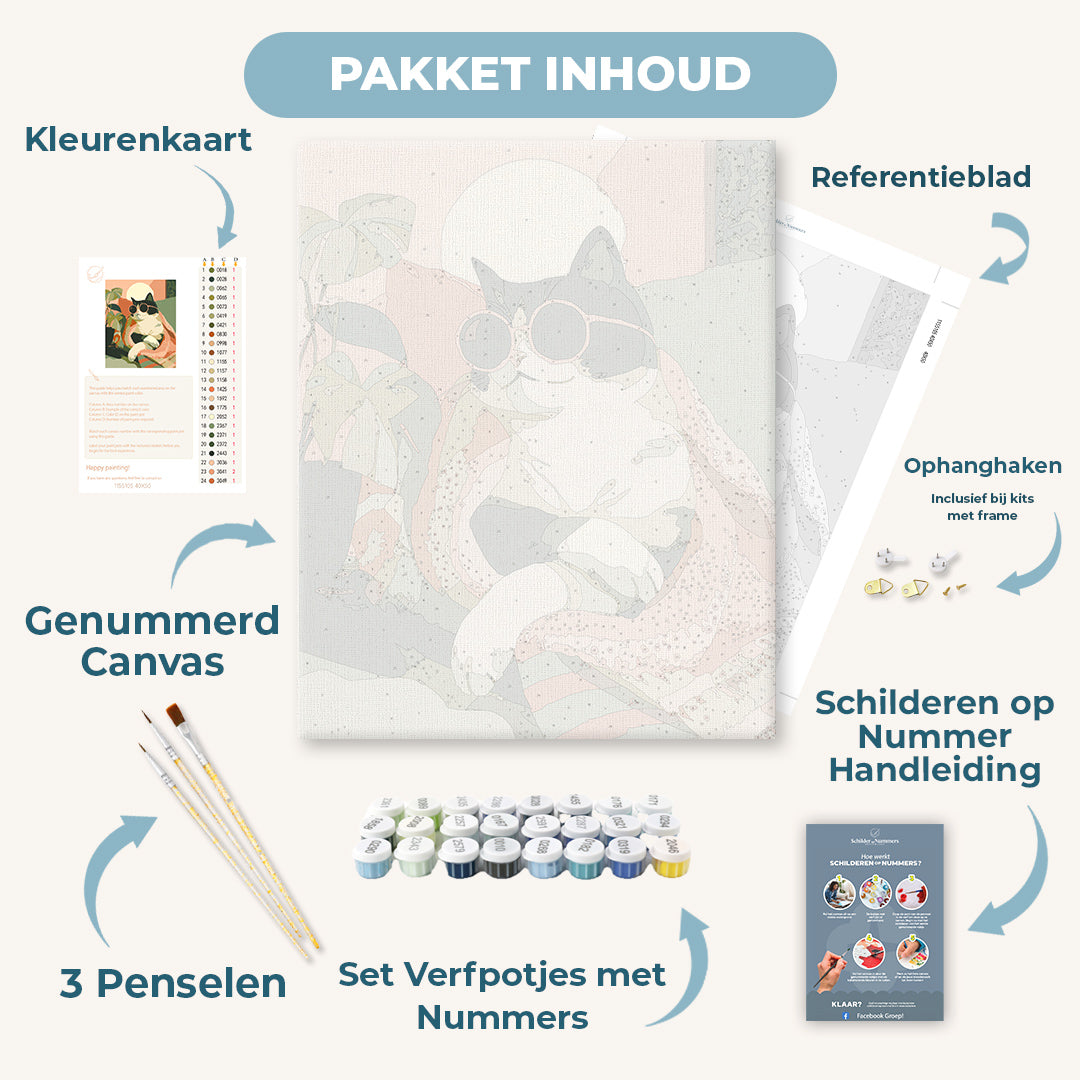 Ontspannen kat