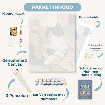 Ontspannen kat