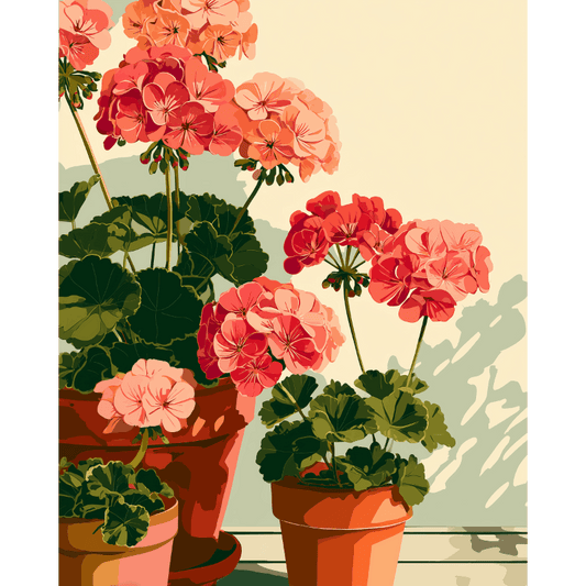 Geranium ochtend