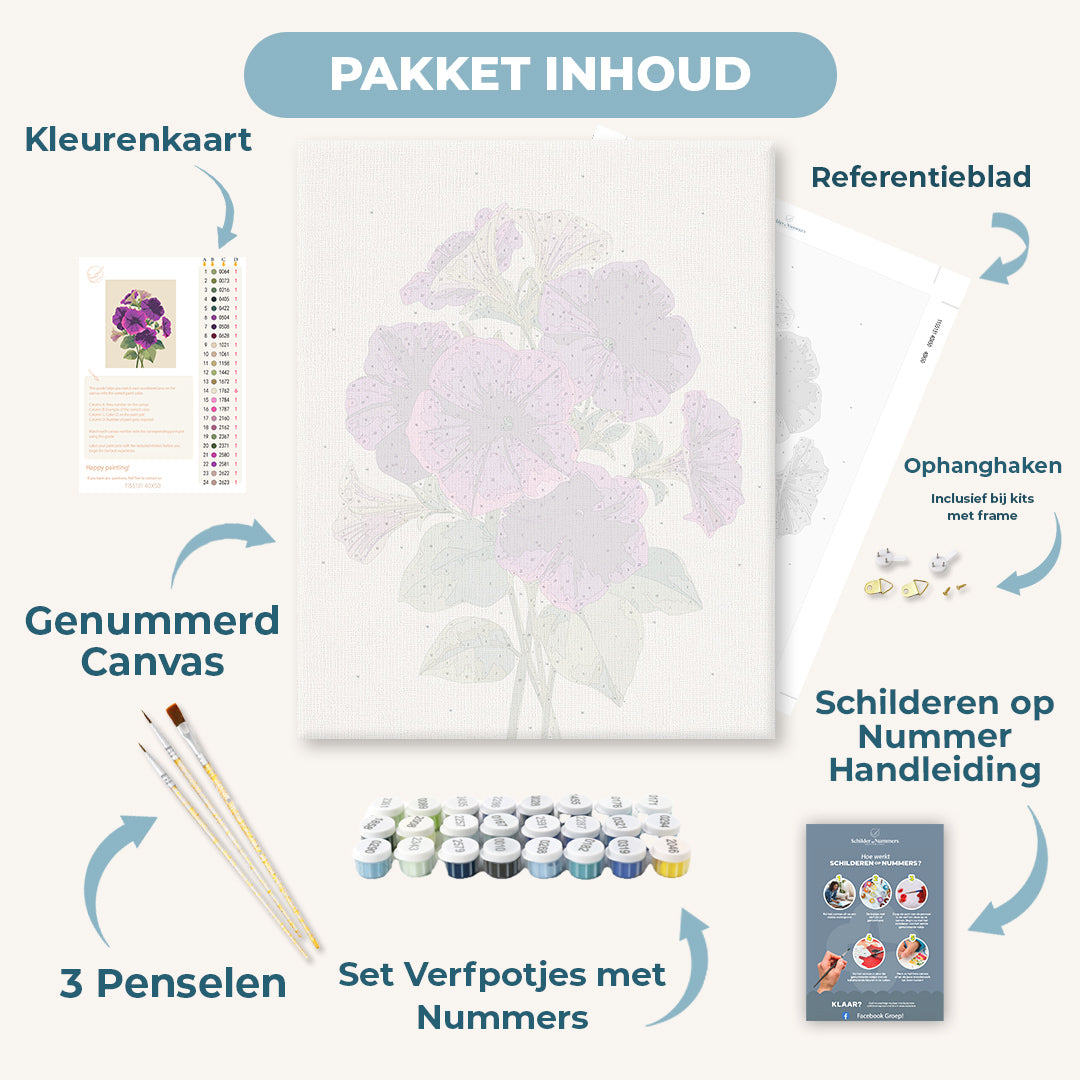 Fluwelen petunias
