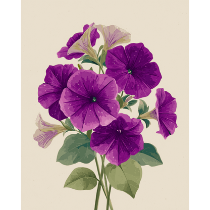 Fluwelen petunias