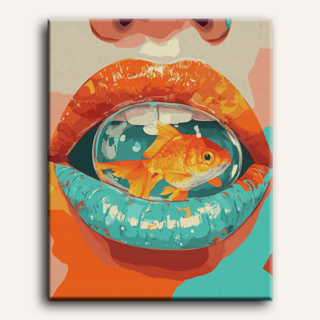 Surrealistische lippen