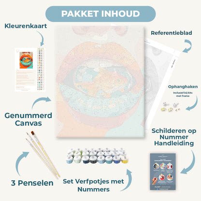 Surrealistische lippen