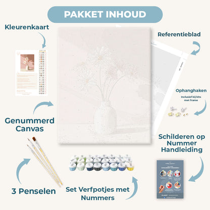 Pastelkleuren bloemen
