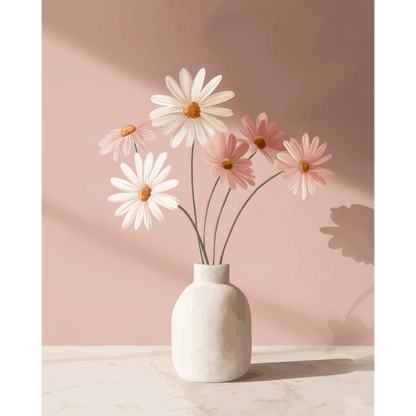 Pastelkleuren bloemen
