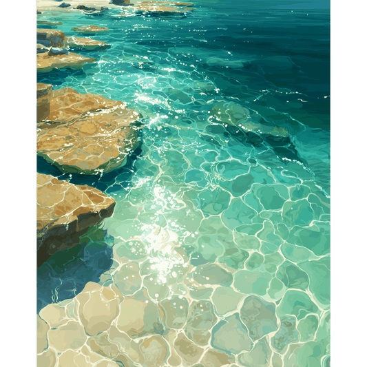 Transparant water