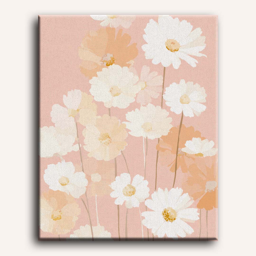 Roze behang