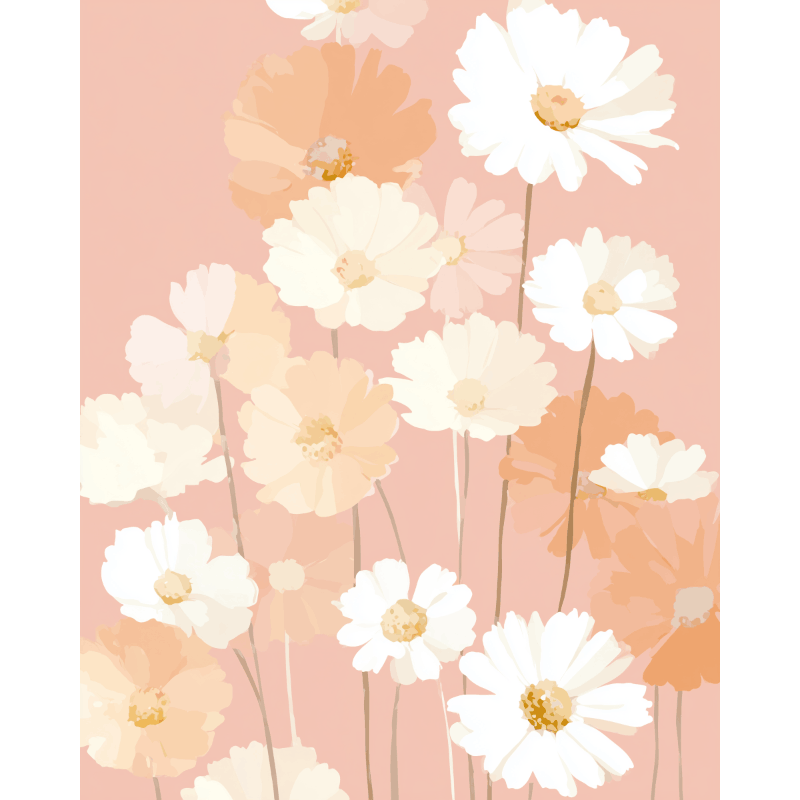 Roze behang