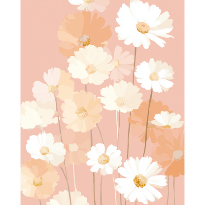 Roze behang