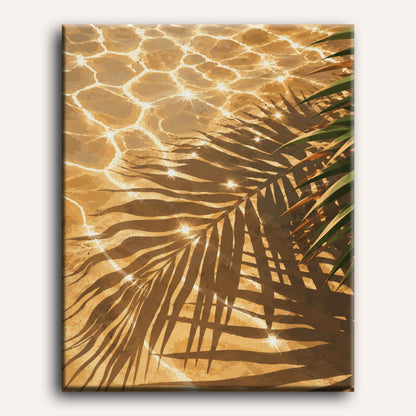 Gouden watergloed