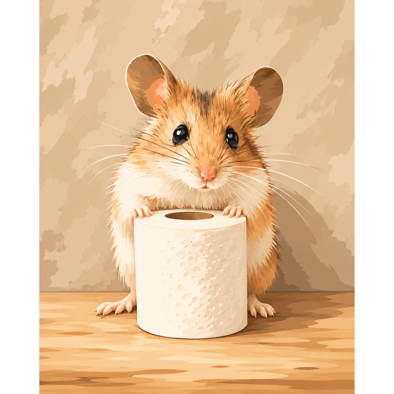 Hamster in dienst