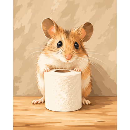 Hamster in dienst