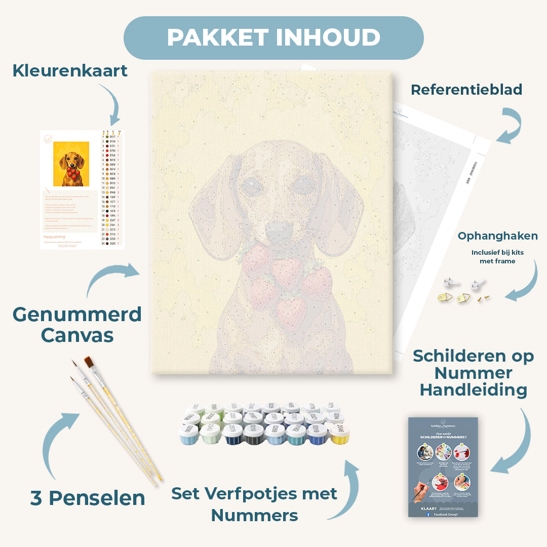 Aardbei teckel
