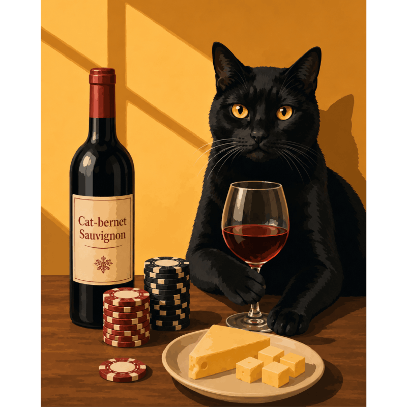 De gokker kat