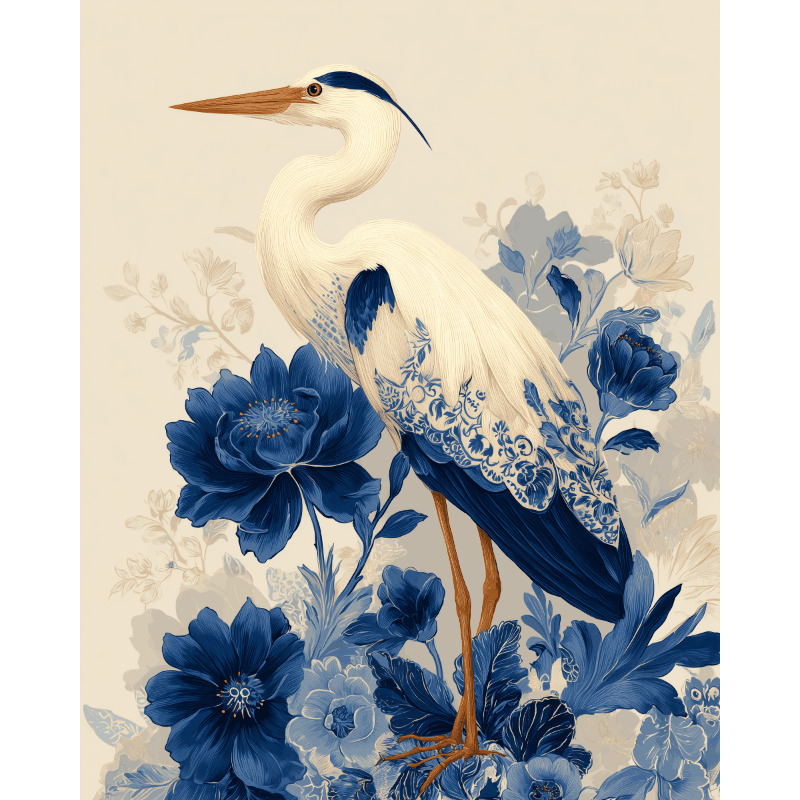 De koninklijke reiger