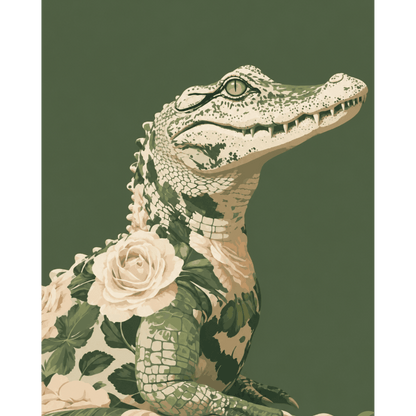 Een chique alligator