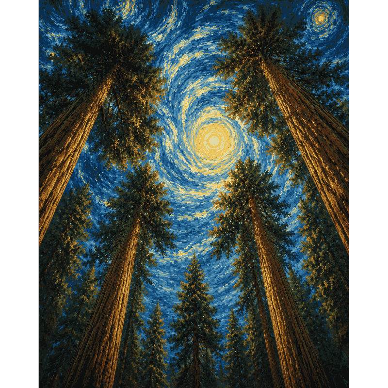 Sterrennacht sequoia