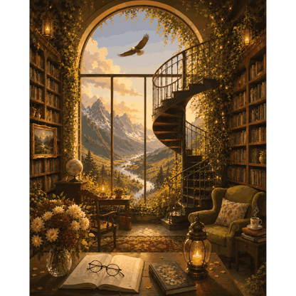 Fantasie bibliotheek