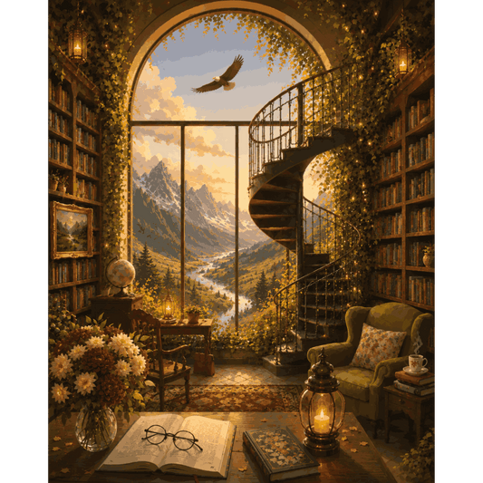 Fantasie bibliotheek