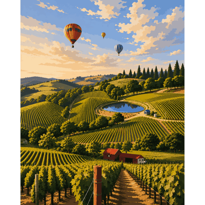 Napa van bovenaf