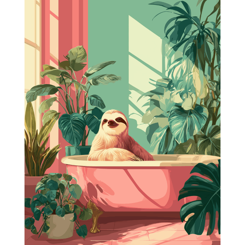 Luiaard spa dag