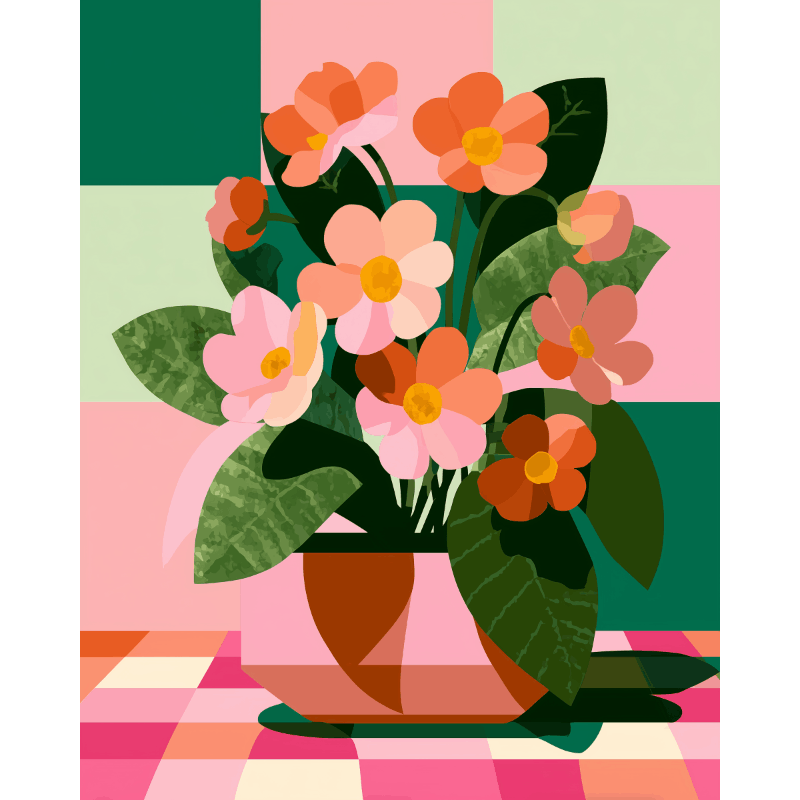 Schaak bloem