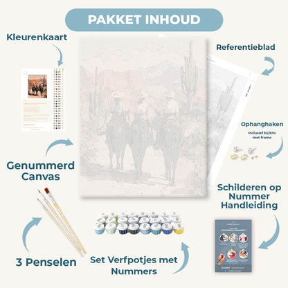 Ruiters van de canyon