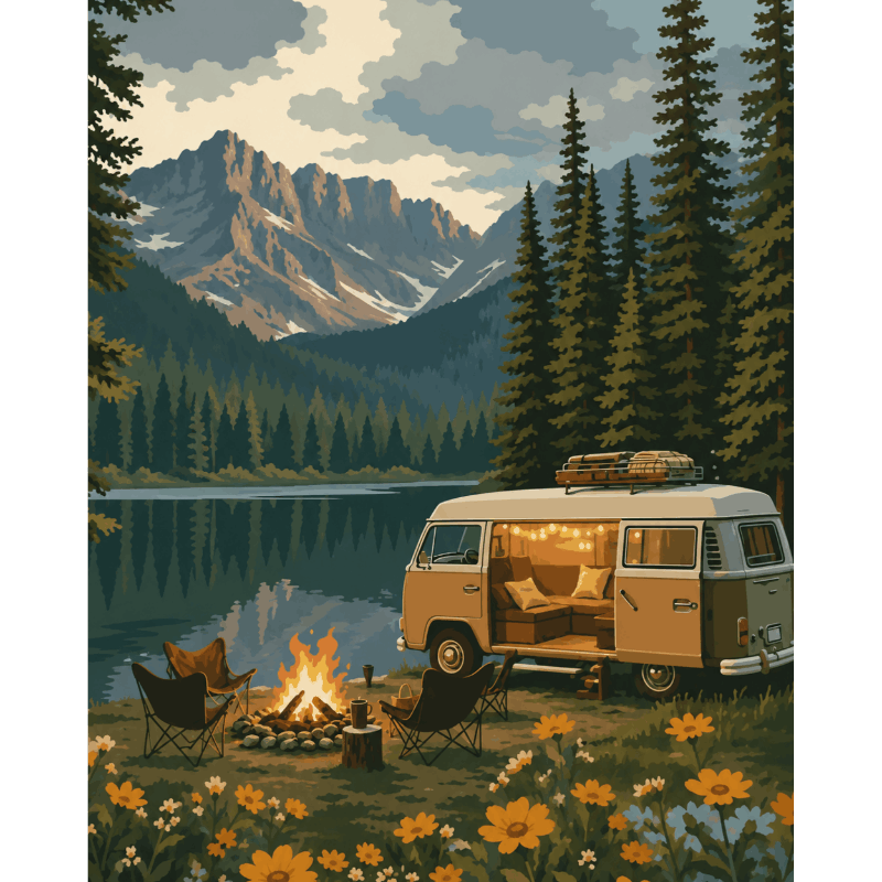 Kamperen in de rockies
