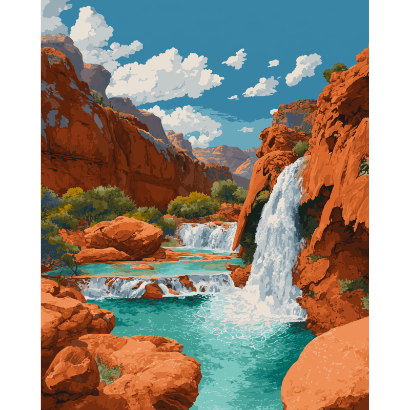 Canyon waterval