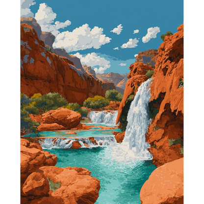 Canyon waterval