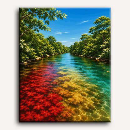 Vijfkleurige rivier