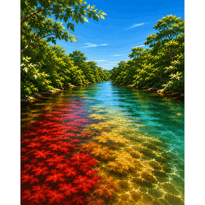 Vijfkleurige rivier