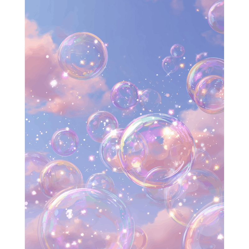 Kleurrijke bubbels